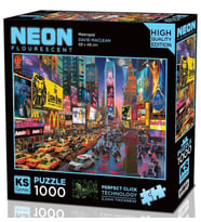 Ks Games 1000 Parça Metropol Neon Puzzle