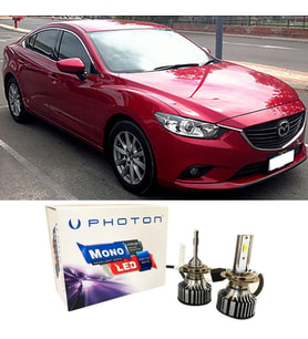 Mazda 6 Led Xenon Kısa Far Ampulü H7 Mono Yeni Seri Beyaz