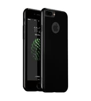 Buff iPhone 7 Plus ile Uyumlu Slim Fit Kılıf Jet Black (Siyah)