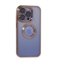 Apple İphone 15 Pro Max Kılıf Slot Silikon - Rose Gold