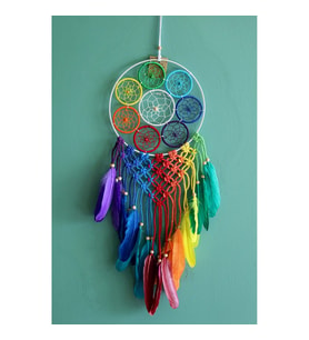 Rüya Kapanı Düş Kapanı Dream Catcher 7 Chakra