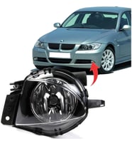 Bmw E90 Sis Farı Sol 2005-2008 63176948373 (Siyah - Beyaz)