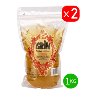 Ekolojik Jel Arap Sabunu, 2 Adet 1 Kg Ayçiçek Yağlı Macun Formunda Sabun (Toplam 2 Kg)
