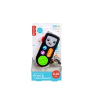 Fisher-Price Eğlen ve Öğren İzle ve Öğren Kumanda - çok dilli seri, eğitici içeriğiyle elektronik taklit oyuncağı, bebekler ve yürüme çağındaki çocuklar için HHH27