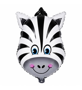 Zebra Folyo Balon