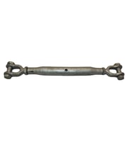 M24 Çelik Gerdirme Turnbuckle Kapalı Gövde Jaw to Jaw 22 Ton Yük Kapasiteli