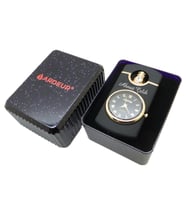 Ardeur® Armand Saatli Mat Siyah Gold İsme Özel Çakmak Hediyelik Çakmak