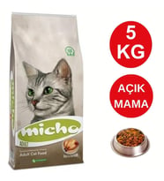 Micho Adult Cat Tavuklu Hamsi ve Pirinç Kedi Maması 5 kg Açık Mama