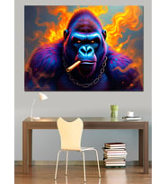 Afrikalı Silüetli Kadınlar Dekoratif Kanvas - Mdf Ahşap Tablo