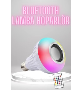 Northcity Bluetooth Hoparlörlü Akıllı RGB LED Ampul - Kablosuz Müzik ve Renk Değiştirme