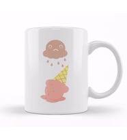 Cute Ghost Cloud Dropping Ice Cream Kupa Bardak Porselen