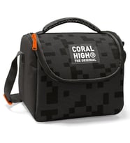 Coral High Erkek Çocuk İlkokul Beslenme Çantası, Siyah Blok Desenli, Isı Yalıtımlı (Çok Renkli)
