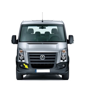 VW Crafter 2006-2016 Ön Tampon Çeki Çekme Demiri Kapağı 2E0853293