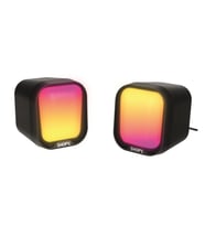 Snopy SN-87U 2.0 Mini RGB Işıklı 2Wx2CH Siyah USB Gaming Speaker Hoparlör