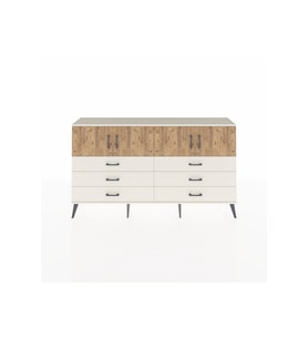 Arges Konsol 2 Raflı 6 Çekmeceli 4 Kapaklı 176x30x99 Aytaşı-Çam/Aytaşı