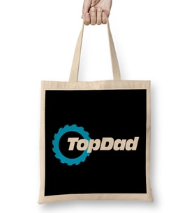 Top Dad Top Gear Logo Bez Çanta Uzun Saplı
