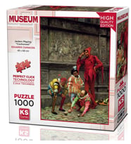 KS Games 1000 Parça Cochonnet Oyuncuları Puzzle