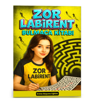 Zor Labirent Bulmaca Kitabı (70 Süper Labirent)