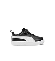 Puma Rickies Ac Ps (385836 14) Cırtlı Çocok Spor Ayakkabı SİYAH BEYAZ
