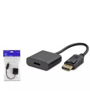 HADRON HDX7873 DisplayPort to HDMI Dişi Görüntü Dönüştürücü 4K 30 Hz - Siyah