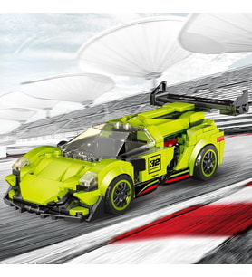 Teknik Lamborghini Huracán GT3 Yapı Oyuncak Araba Yapı Oyuncak Araba Yapı Blok Lambo Oyuncak Araba