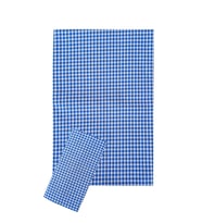 Zefir Desen Sofra Bezi Masa Örtüsü 170 x 170 Cm Mavi (Çok Renkli)