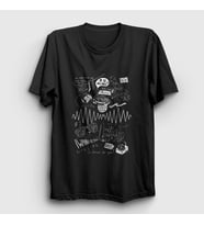 Presmono Unisex Siyah Mine Arctic Monkeys T-Shirt 14791tt