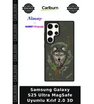 Samsung Galaxy S25 Ultra MagSafe Uyumlu Kılıf 2.0 3D Moda Detaylı Manyetik Koruma Esnek Yapı