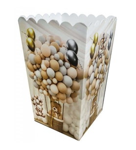 MISIR CİPS KUTUSU KARTON RETRO AYICIK PK:8-