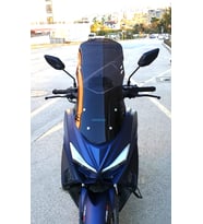 MOTOCAM Arora Max T Ön Cam 2022-2026 Model 65cm Siyah Renkli 4mm ORTA BOYLU