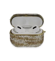Newface Apple Airpods Pro 2 (2.nesil) Klor Taşlı Kılıf - Desen 6