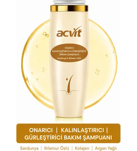 Onarıcı–Kalınlaştırıcı-Gürleştirici Sardunya & Ihlamur Özlü Şampuan – 330 Ml. – Doğal – Unisex