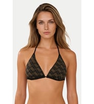 Guess Diane Çıkarılabilir Pedli Üçgen Kadın Siyah Bikini E6GJ24KCUO2-JBLK