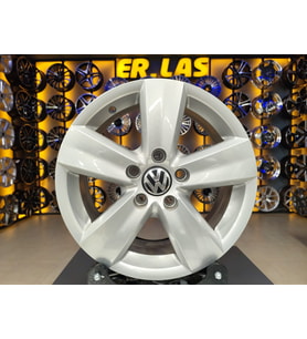 4 Adet VOLKSWAGEN ORIJINAL 6*16 5*112 ET50 57.1 SILVER JANT REVİZE EDİLMİŞ (Takım)