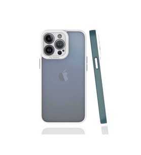 Apple iPhone 13 Pro Uyumlu Kılıf Zore Mima Kapak (Koyu Yeşil)