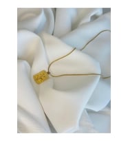 Gold Vintage Kolye - Çiçekli Kolye