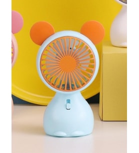 Livava Işıklı Figür Mini Fan, 13X7 (Mavi)