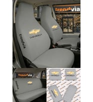 Chevrolet Logolu Oto Koltuk Kılıfı Ön Arka Set – Penye Universal Koltuk Koruyucu Servis Kılıfı