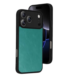Newface Apple iPhone 17 Pro Aras Deri Kapak - Açık Yeşil
