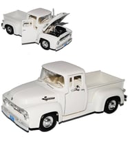 MotorMax 1956 Ford F-100 Pickup 1:24 Beyaz Model Araba