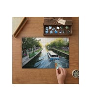 Eskişehir Porsu Çayı Tasarımı 240 parça Ahşap Puzzle Ahşap Kutuda MP07342