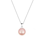 Pembe İnci Kolye Gümüş