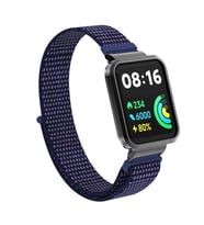 Xiaomi Redmi Watch 2 Lite Uyumlu Kordon Hasır Örgü Cırt Cırtlı Zore KRD-61 Kayış