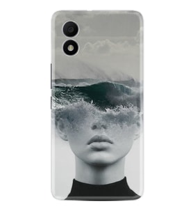 TCL 303 Kılıf Resimli Desenli Baskılı Silikon Mistic Woman 1361