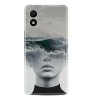 TCL 303 Kılıf Resimli Desenli Baskılı Silikon Mistic Woman 1361