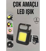 Kamp Işığı Çok Fonksiyonlu Taşınabilir Anahtarlık Kapak Açma Manyetik Özelliği