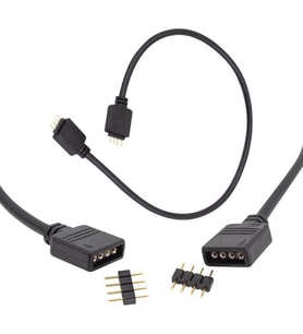 Powermaster RGB Led Bağlantı Erkek-Dişi Jumperlı 4 Pin Kablo