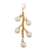 Angel Çanta Aksesuar Light Gold Renk 16 mm İncili Süs