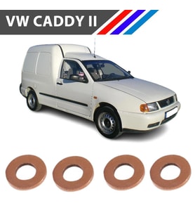 VW Caddy II Diesel Enjektör Pulu Düz Tip 4 Adetli Set