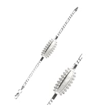 Zirkon Taşlı 925 Ayar Gümüş Çocuk Künyesi 201023612